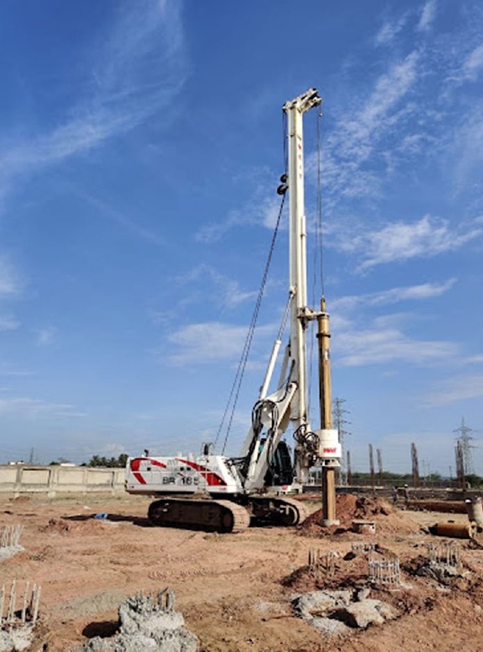 Rotary piling rig